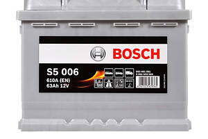 Аккумулятор автомобильный BOSCH (S50 060) (L2) 63Ah 610A L+