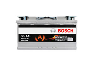 Аккумулятор автомобильный BOSCH AGM (S5A 130) (L5) 95Ah 850A R+
