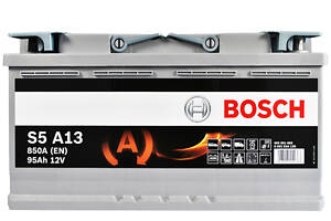 Аккумулятор автомобильный BOSCH AGM (S5A 130) (L5) 95Ah 850A R+