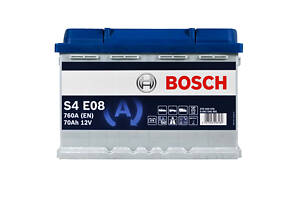 Акумулятор автомобільний BOSCH EFB (S4E 081) (L3) 70Ah 760A R+