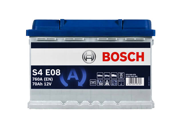 Акумулятор автомобільний BOSCH EFB (S4E 081) (L3) 70Ah 760A R+