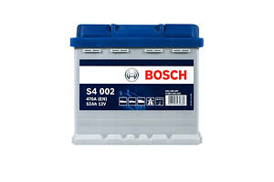 Аккумулятор автомобильный BOSCH S4 52Ah 470A R+ (S40 020) (L1)