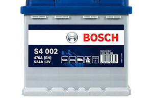 Аккумулятор автомобильный BOSCH S4 52Ah 470A R+ (S40 020) (L1)