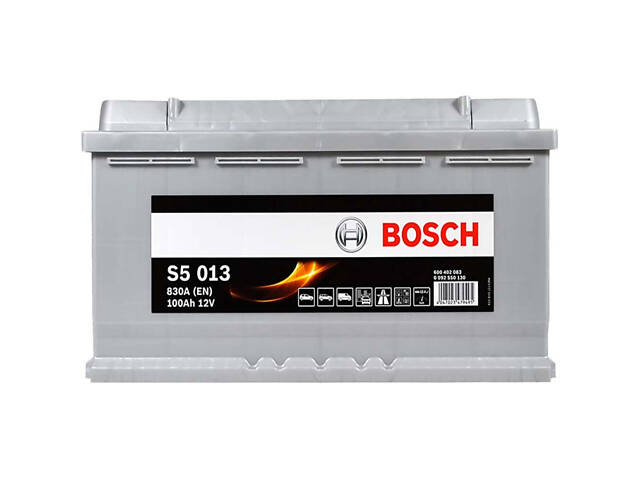 Автомобільний акумулятор BOSCH S5 100Ah 830A R+ (S50 130) (L5)