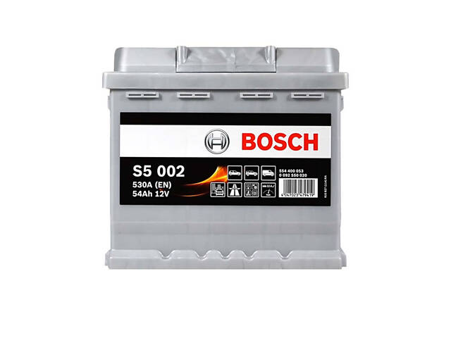 Аккумулятор автомобильный BOSCH S5 54Ah 530A R+ (S50 020) (L1)