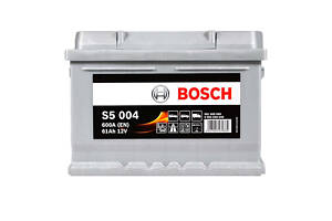 Аккумулятор автомобильный BOSCH S5 61Ah 600A R+ (S50 040) (LB2)