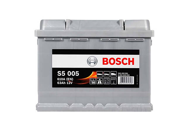 Аккумулятор автомобильный BOSCH S5 63Ah 610A R+ (S50 050) (L2)