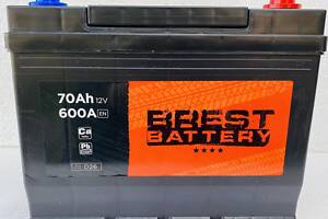 Автомобільний акумулятор BREST Battery Asia 70Ah/740A R+. (Брест Бетарі) Автомобільний АКБ(Білорусь)