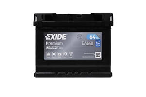 Аккумулятор автомобильный EXIDE Premium (EA640) 64Аh 640Ah R+