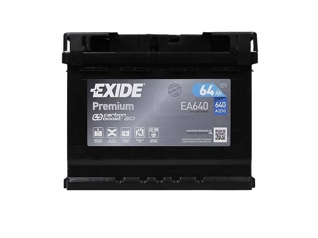 Автомобільний акумулятор EXIDE Premium (EA640) 64Аh 640Ah R+