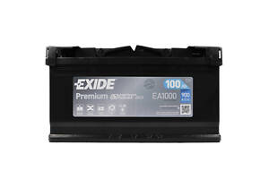 Автомобільний акумулятор EXIDE Premium 100Аh 900A R+