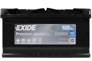 Автомобільний акумулятор EXIDE Premium 100Аh 900A R+