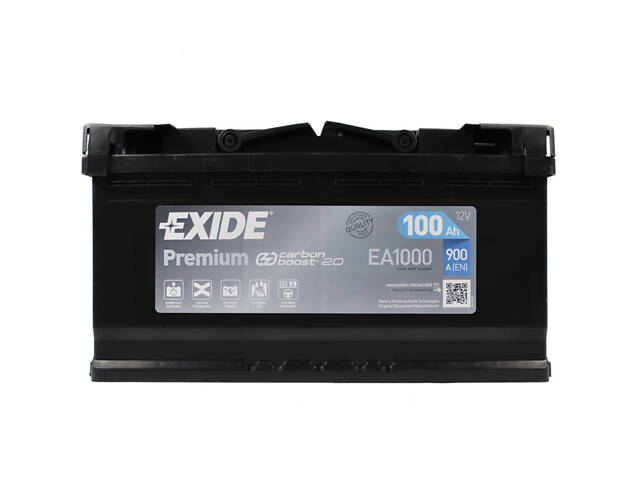 Автомобільний акумулятор EXIDE Premium 100Аh 900A R+