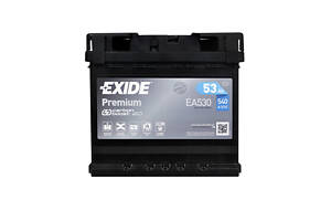 Автомобільний акумулятор EXIDE Premium 53Аh 540A (L1) R+