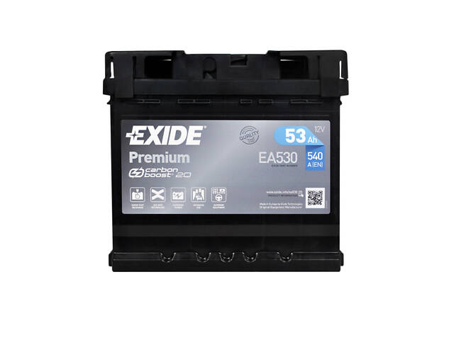 Аккумулятор автомобильный EXIDE Premium 53Аh 540A (L1) R+