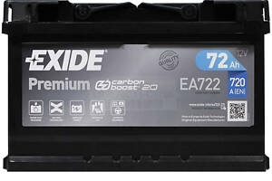 Аккумулятор автомобильный EXIDE Premium 72Аh 720A R+