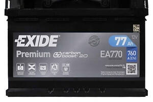 Аккумулятор автомобильный EXIDE Premium 77Аh 760A R+