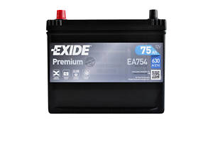 Аккумулятор автомобильный EXIDE Premium Asia 75Аh 630A R+