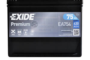 Автомобільний акумулятор EXIDE Premium Asia 75Аh 630A R+