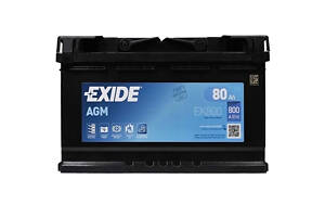 Аккумулятор автомобильный EXIDE Start-Stop AGM 80Аh 800A R+