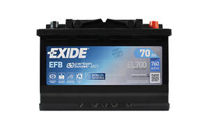 Акумулятор автомобільний EXIDE Start-Stop EFB 70Аh 760A R+