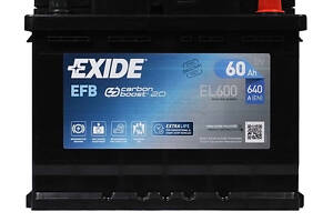 Автомобільний акумулятор EXIDE Start-Stop EFB (EL600) 60Аh 640A R+