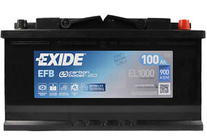 Автомобільний акумулятор EXIDE Start-Stop EFB 100Аh 900A R+