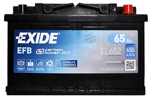 Аккумулятор автомобильный EXIDE Start-Stop EFB 65Аh 650A R+ (LB3)