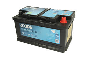 Аккумулятор автомобильный EXIDE Start-Stop EFB 75Аh 730A R+