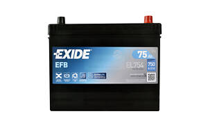 Аккумулятор автомобильный EXIDE Start-Stop EFB Asia 75Аh 750A R+ (D26)