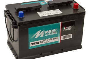 Акумулятор автомобільний MIDAC FORTIS Asia 6СТ-12В 100Ач L+ EN800А Італія