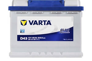 Аккумулятор автомобильный VARTA Blue Dynamic (D43) 60Ah 540A L+ (L2X)