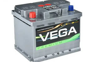 Акумулятор автомобільний Vega PREMIUM ( Вега) 50Ah 6СТ-50 (480A) L+ (Україна) Westa