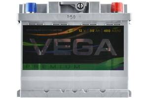 Аккумулятор автомобильный Vega PREMIUM ( Вега) 50Ah 6СТ-60 (480A) R+ (Украина) Westa