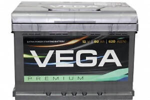 Аккумулятор автомобильный Vega PREMIUM ( Вега) 65Ah 6СТ-65 (640A) L+ (Украина) Westa