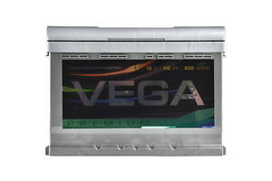 Аккумулятор автомобильный Vega PREMIUM Вега 60Ah 6СТ-60 (600A) R+ (Украина) Westa