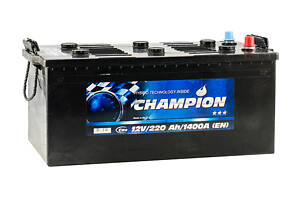 Акумулятор Champion Black 220 Ah/12V Euro (3)