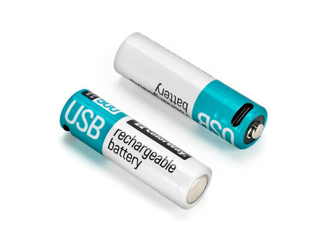 Акумулятор ColorWay AA USB-С 2220 mAh 1.5V (2шт) (Li-Polymer) (CW-UBAA-10) - Фото 8