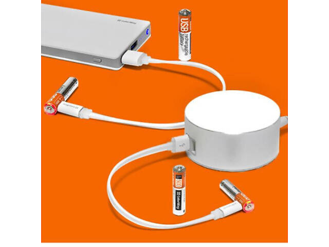 Акумулятор ColorWay AAA USB-micro 400 mAh * 2 (CW-UBAAA-01) - Фото 5