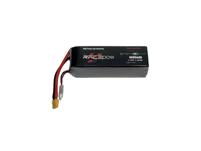 Акумулятор для дрона RacePow 6000mAh 6S 80C (6000mAh-6S-80C) - Фото 1