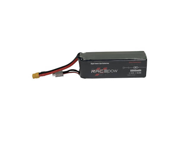 Акумулятор для дрона RacePow 6000mAh 6S 80C (6000mAh-6S-80C) - Фото 2