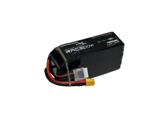 Акумулятор для дрона RacePow Solid state Lipo 6s 11000mAh 20C XT60 (11000mAh-6s-20C) - Фото 1
