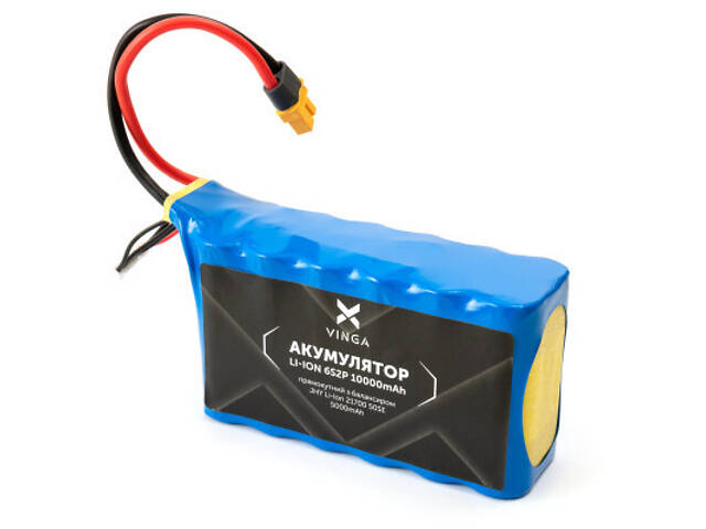 Акумулятор для дрона Vinga Li-ion 6S2P 10000mAh з балансиром (JHY Li-Ion 21700 5000mAh) (V6S2P-5000) - Фото 3