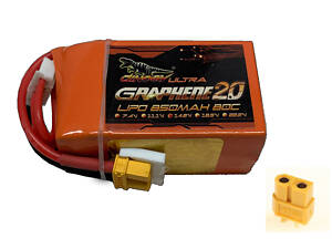 Аккумулятор для радиоуправляемой модели Dinogy G2.0 Li-Pol 850 мАч 14.8 В 4S XT60 80C