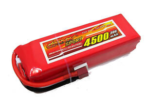 Акумулятор для радіокерованої моделі Dinogy Li-Pol 4500mAh 14.8V 4S 30C T-Plug