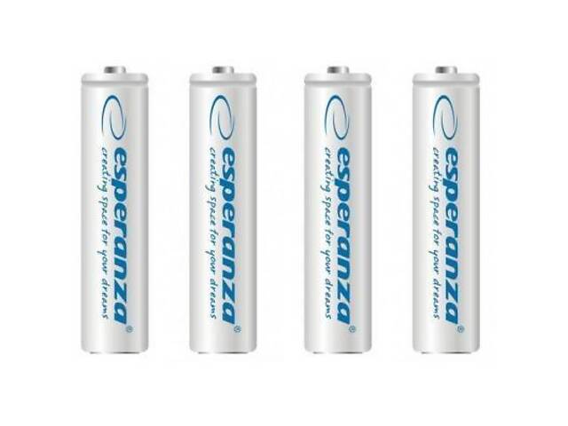 Акумулятор Esperanza AA 2000mAh Ni-MH * 4 білий (EZA104W) - Фото 1