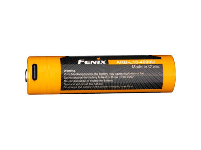 Акумулятор Fenix 18650 (4000 mAh) Type-C (ARB-L18-4000U) - Фото 2