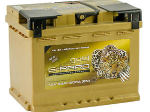 Аккумулятор G-Pard Gold 62 Ah/12V '0' (+ справа)