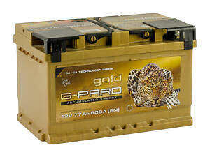 Аккумулятор G-Pard Gold 77 Ah/12V '0' (+ справа)