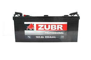 Аккумулятор грузовой ZUBR Professional 6СТ-145 Ач 950A Беларусь